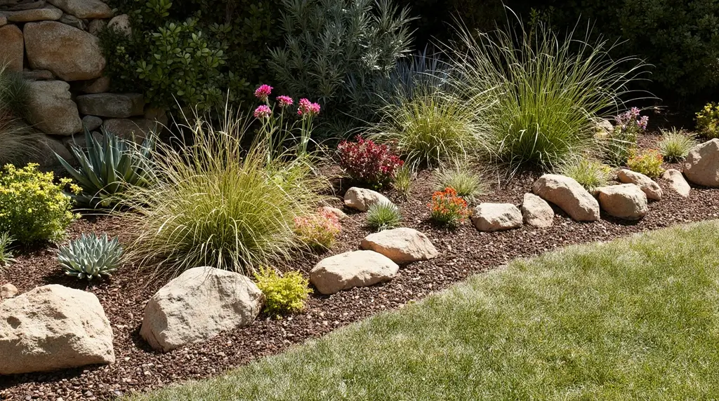 low maintenance small rock garden ideas​