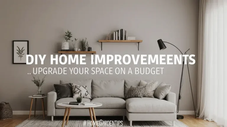 DIY Home Improvement Upgrade Your Space on a Budget