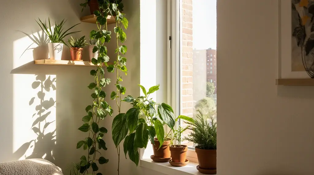 How to Create a Cozy Indoor Plant Corner Even in Small Home 2