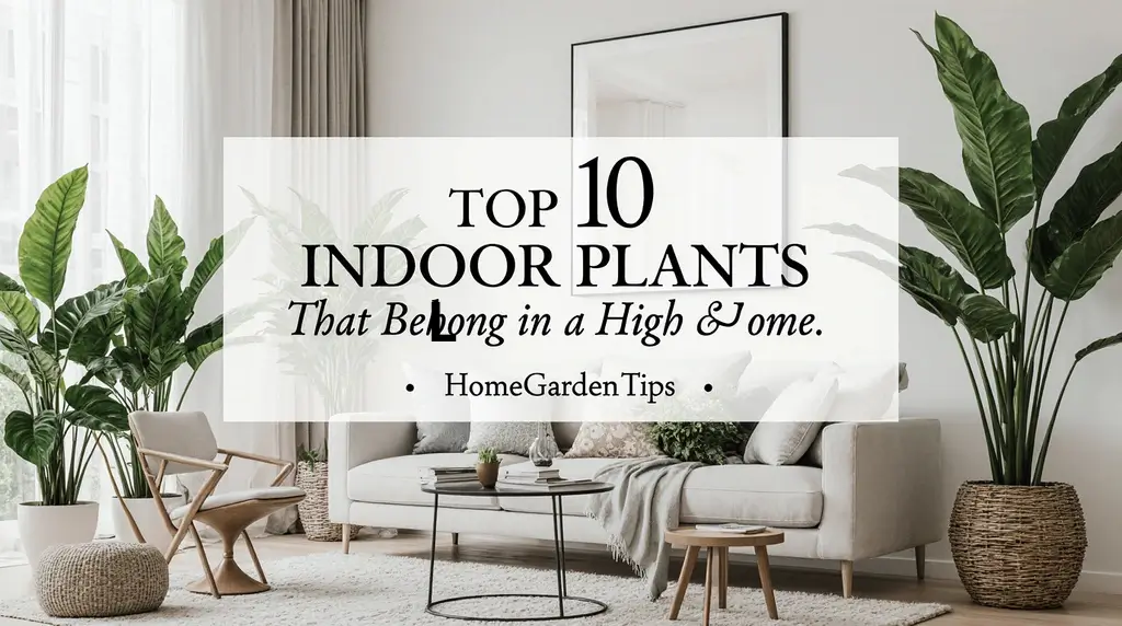 Top 10 Indoor Plants That Belong in a High End Home