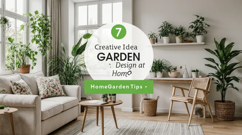 7 creative ideas for design garden in your home 1
