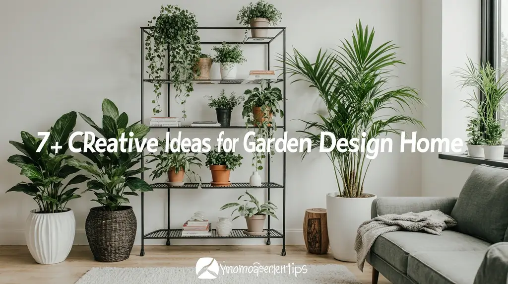 7 creative ideas for design garden in your home