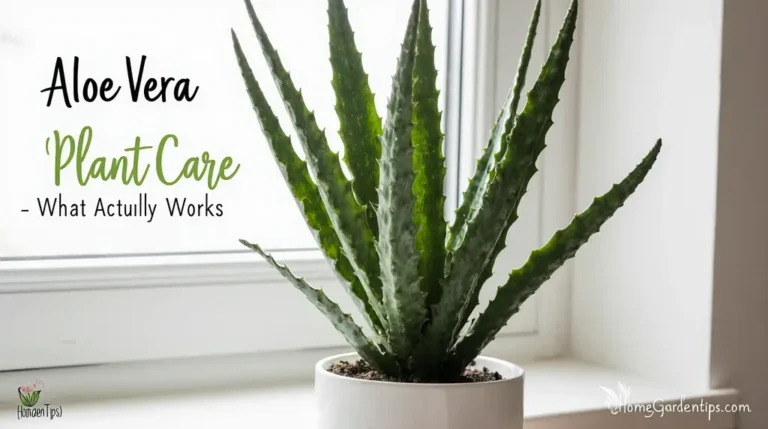 Aloe Vera Plant Care