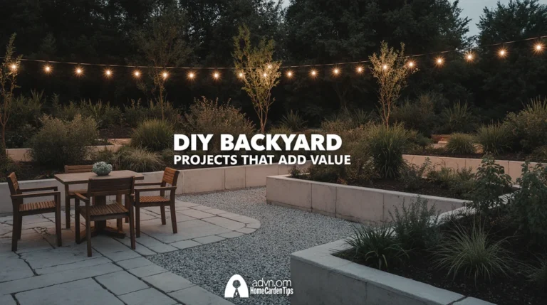 DIY backyard projects that add value Without Renovation