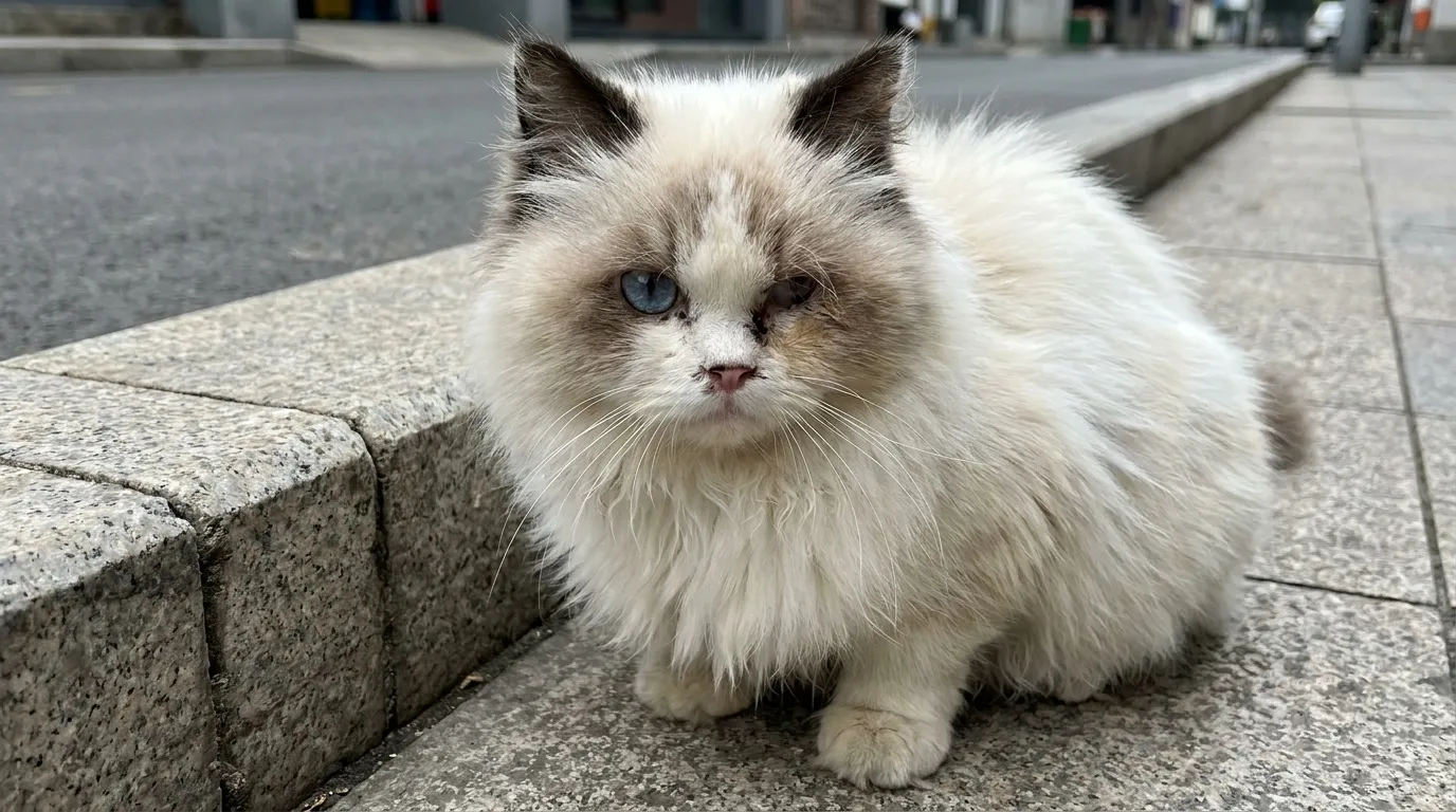 Sauvetage d’une chatte errante